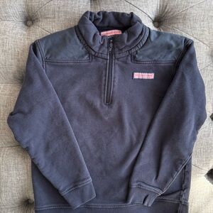 Navy Boys Shep 1/4 zip by Vineyard Vines